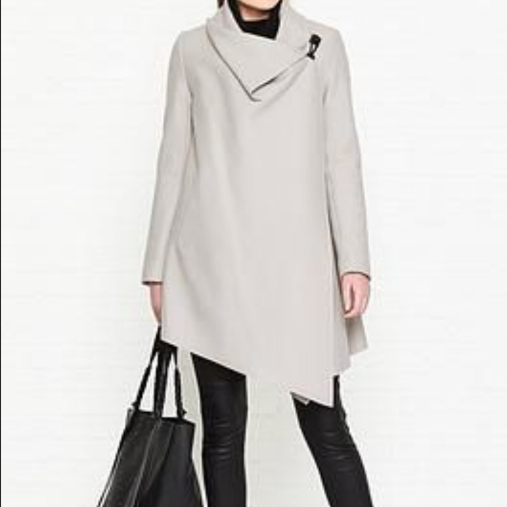 ISO!!! ALLSAINTS Monument Coat in SPECIFIC Color: STONE WHITE
